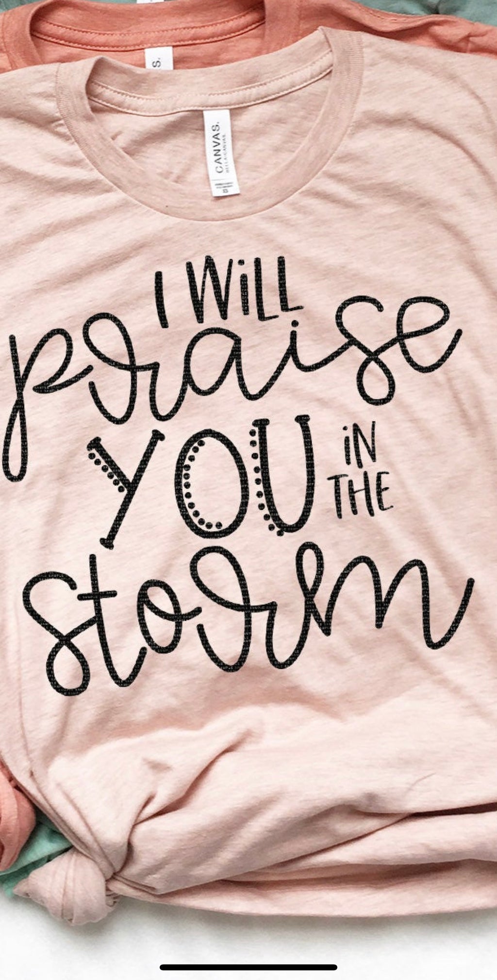 I will praise him in the storm
